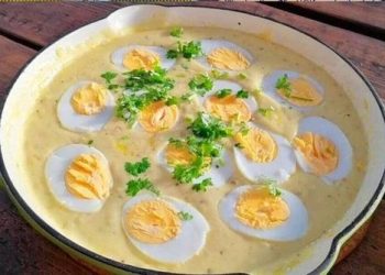 Rezept für Eier mit Senfsauce