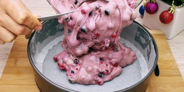 Schmilzt im Mund, Joghurt Kirschkuchen in 3 Minuten