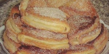 Fantastische Quark-Fächer mit Zimtzucker