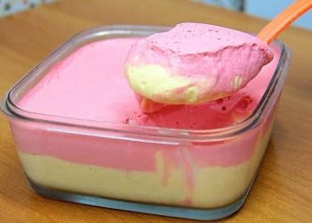 Pudding Dessert mit nur 4 Zutaten