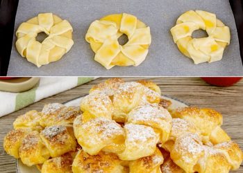 Blätterteig-Apfeltörtchen: lecker und einfach zu mache