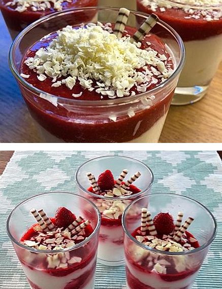 Spaghetti-Eis Dessert