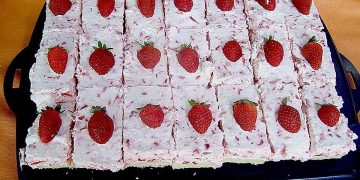 Erdbeer Schmand Schnitten: