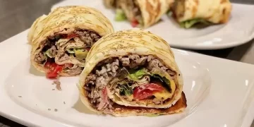 Low-Carb Big Mac Rolle