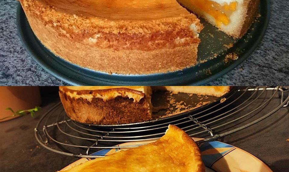 Pfirsichkuchen mit saftigem Guss, fruchtiger, leckerer und schneller ...