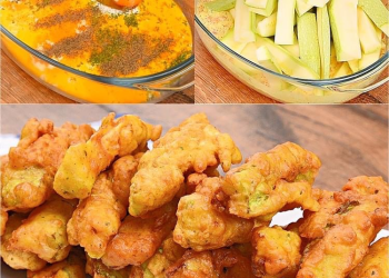 Knusprige Zucchinistangen