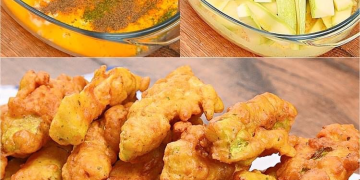 Knusprige Zucchinistangen