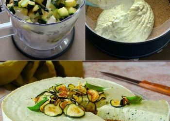 Herzhafter Käsekuchen mit Zucchini: das Rezept für einen frischen und originellen herzhaften Kuchen