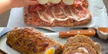 Dieser Hackbraten ist wirklich lecker, speicher dir das Rezept