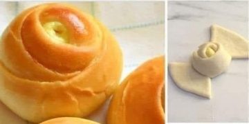 Kleine Brötchen mit süßer Sahne übersetzt: