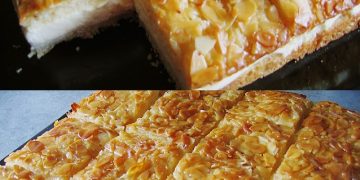 Ultimativer Bienenstich (mit leckerer Puddimg – Sahne Füllung)