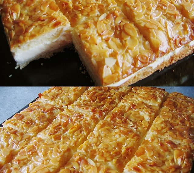 Ultimativer Bienenstich (mit leckerer Puddimg – Sahne Füllung) – Alte ...