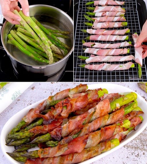 Mit Speck umwickelter Spargel: So wird er noch köstlicher! Dieses Rezept wird nie langweilig