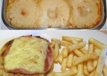 Ananas-Schinken-Schnitzel mit Käse überbacken