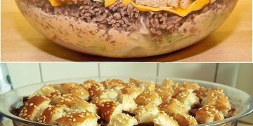 Big Mac mal anders. Knackiger Salat im Big Mac Style