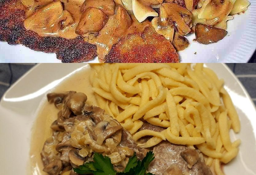 Jägersauce, da kommt kein Jägerschnitzel im Restaurant dran!