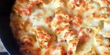 Einfach Tortellini-Hähnchen-Auflauf