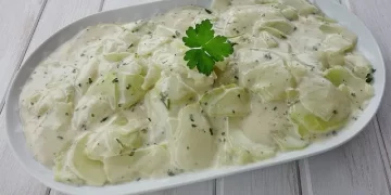 Kohlrabi in Sahnesauce