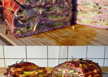 Schichtbraten in Senfsauce