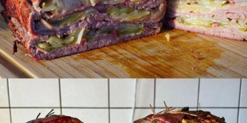 Schichtbraten in Senfsauce