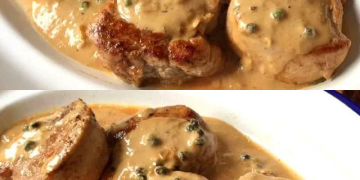 Filetpfännchen mit Frischkäse Senfsauce, superlecker!