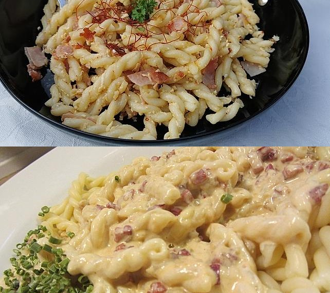 Schmand Schinken Nudeln