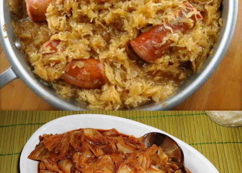 Geschmorter Weißkohl