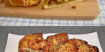 Pikante Hackfleischtaschen mit Käse