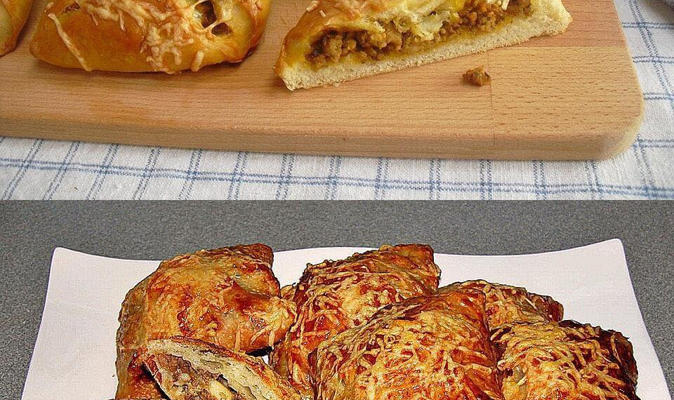 Pikante Hackfleischtaschen mit Käse – Alte Oma Rezepte