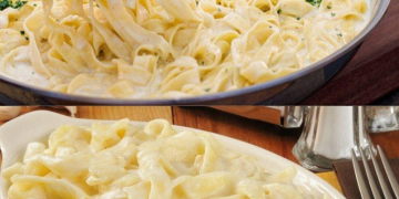 Nudeln in cremiger Knoblauch Käsesauce, blitzschnell zubereitet!