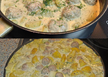 Schmorgurken mit Hackbällchen, sowas von lecker!