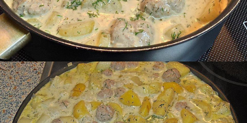 Schmorgurken mit Hackbällchen, sowas von lecker!