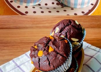 Saftig, locker und superschnell gebacken – Omas Schokopudding-Muffins 
