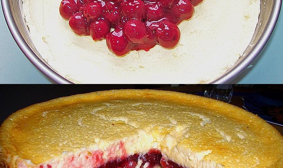 Omas Kirschkuchen in 5 Min. bereit für den Ofen! 