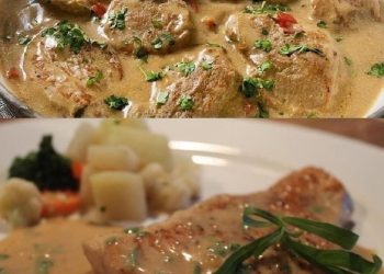 Schnitzel in Senfsoße, mhmmmm sooo LECKER!