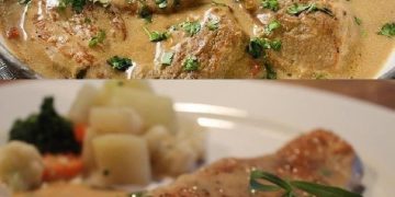 Schnitzel in Senfsoße, mhmmmm sooo LECKER! 