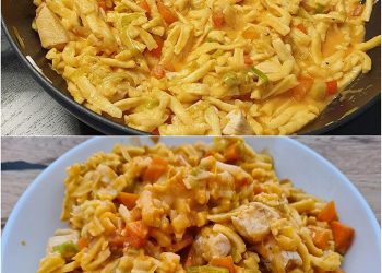 Omas One Pot Spätzle mit Hähnchen