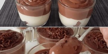 Dessert “Tassen” ohne Kochen