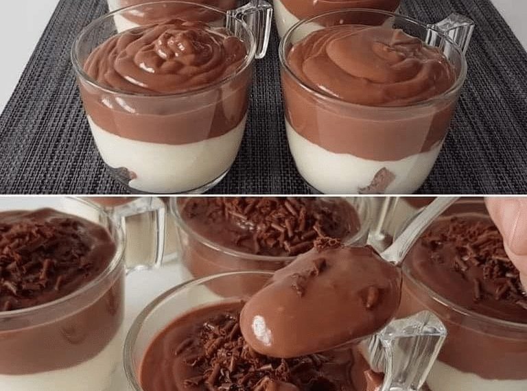 Dessert “Tassen” ohne Kochen