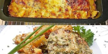 Wow alle wollen dieses Rezept, SAULECKER! – Kartoffelauflauf mit Schnitzeln