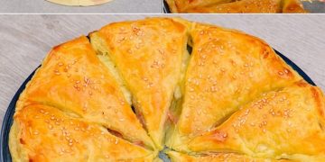Löffel-Focaccia: weich und duftend, fertig im Ofen