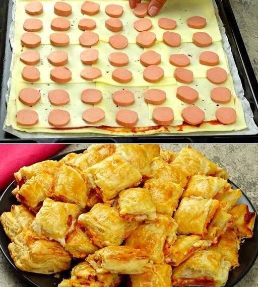 Würstel herzhafte Pasteten: die leckeren und einfach zuzubereitenden Rustikalen!