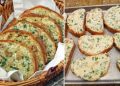 Überbackenes Brot mit gebackenem Knoblauch Rezept