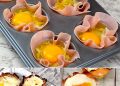Schinken- und Eierbecher: das schnelle und leckere Vorspeisenrezept, das Sie lieben werden