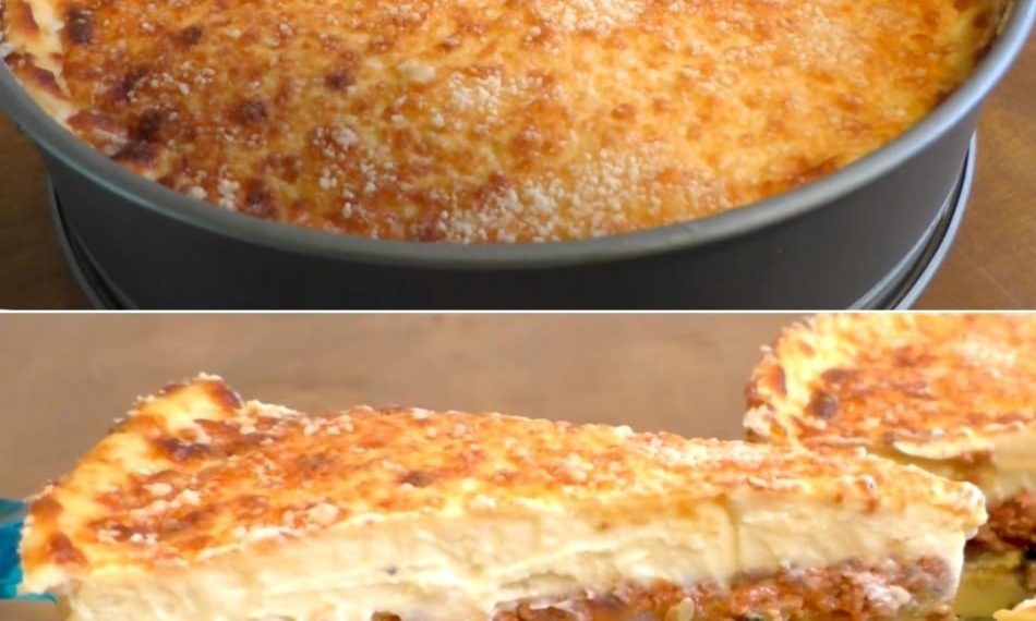 Moussaka: die aus sieht wie eine Torte, super lecker
