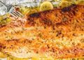 Lachs in Knoblauch-Zitronen-Butter