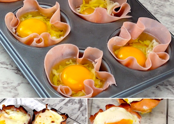 Schinken- und Eierbecher: das schnelle und leckere Vorspeisenrezept, das Sie lieben werden