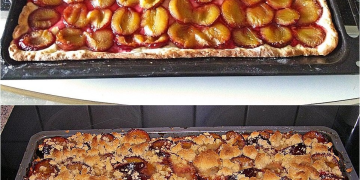 Schneller Pflaumenkuchen vom Blech