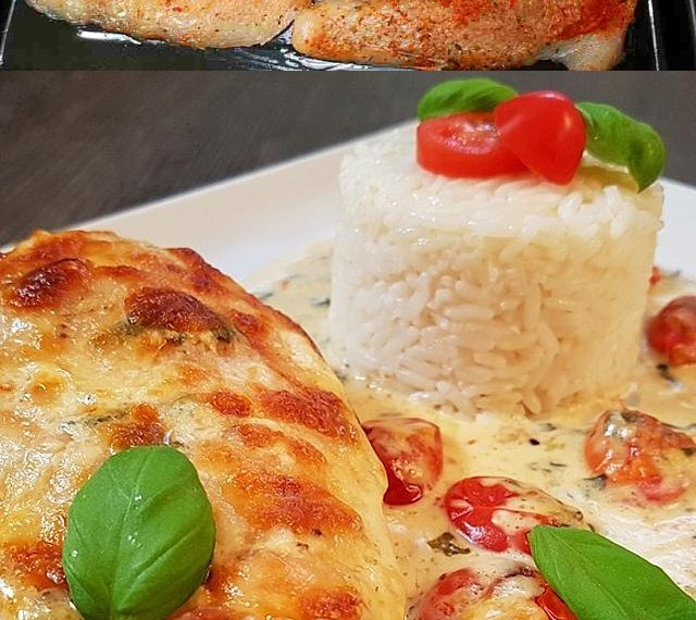 Hähnchenbrustfilets aus dem Backofen