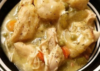 Crock Pot Huhn und Knödel